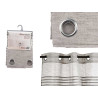 TENDA RIGHE PIEGATE GRIGIO SCURO