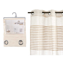TENDA RIGHE PIEGATE BEIGE