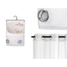 WHITE LACE CURTAIN 140X260 CM