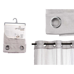 CORTINA VISILLO GRIS CLARO 140X260 CM