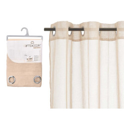 CORTINA BEGE 140X260 CM