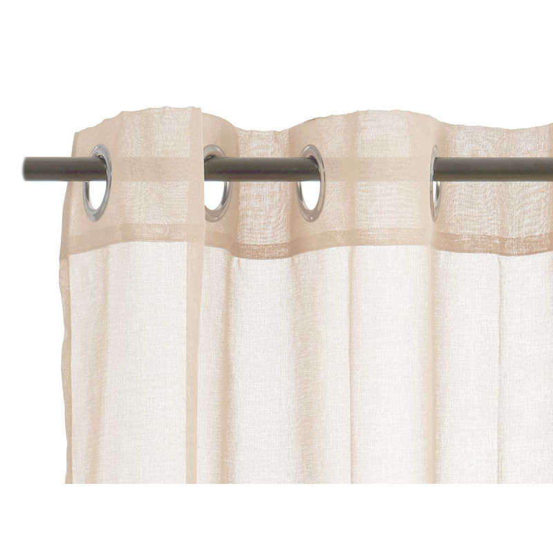 BEIGE LACE CURTAIN 140X260 CM