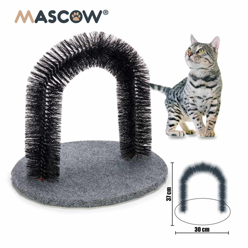 GRATTEUR POUR CHATS ROND GRIS