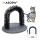 GREY ROUND CAT DOOR