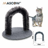 GREY ROUND CAT DOOR