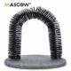 GREY ROUND CAT DOOR