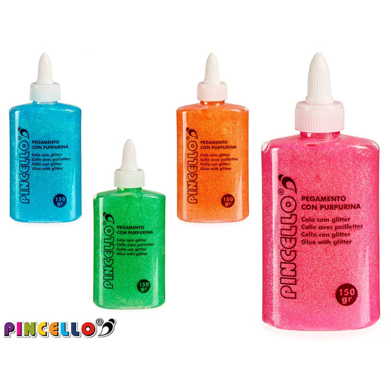 GLITTER GLUE 4 COL SOFT