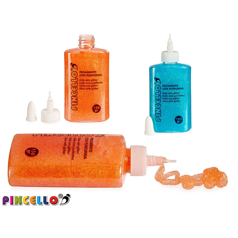 GLITTER GLUE 4 COL SOFT