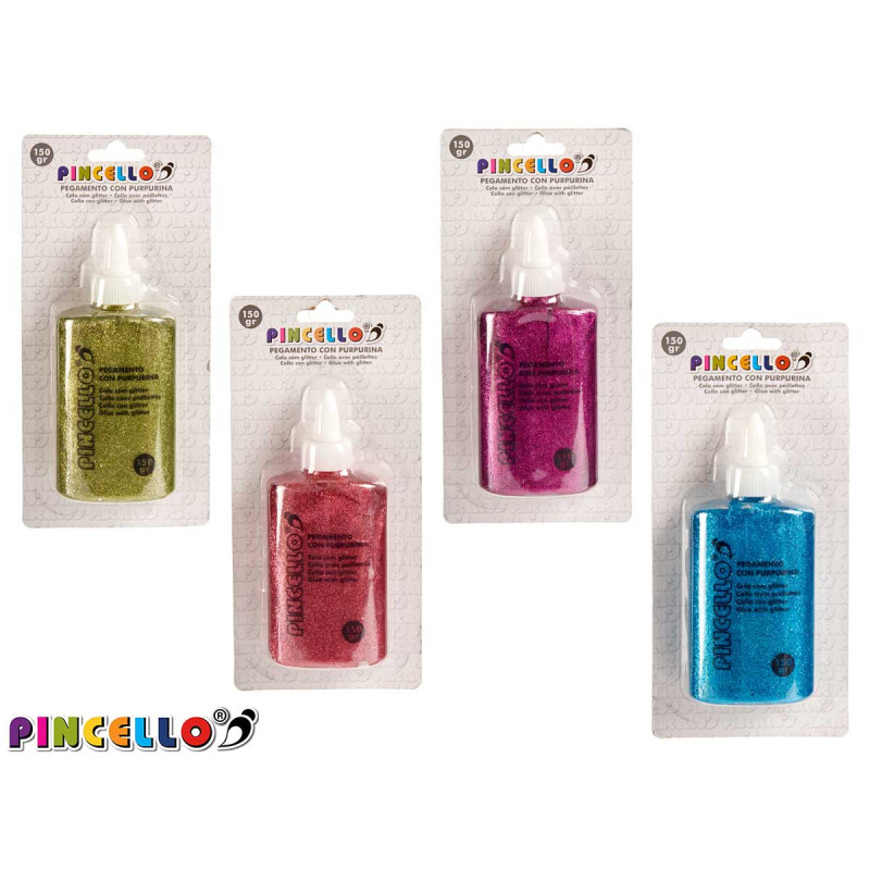 GLITTER GLUE 4 COL DARK