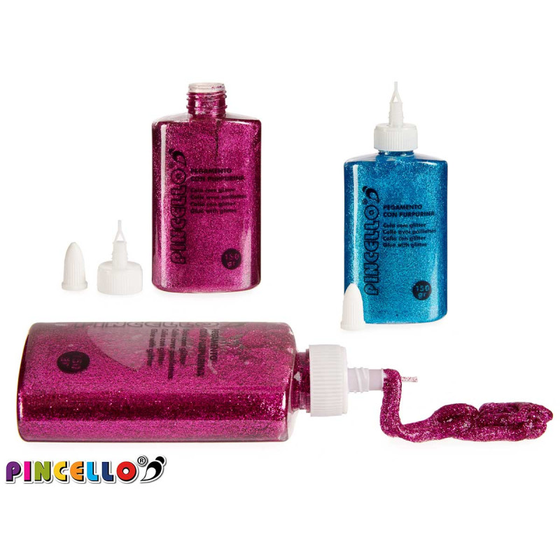 GLITTER GLUE 4 COL DARK