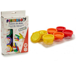 SET 12 PCS FINGER PAINT 6 COL MIX