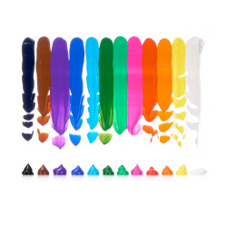 JUEGO 12 BOTES PINTURA ACRILICA