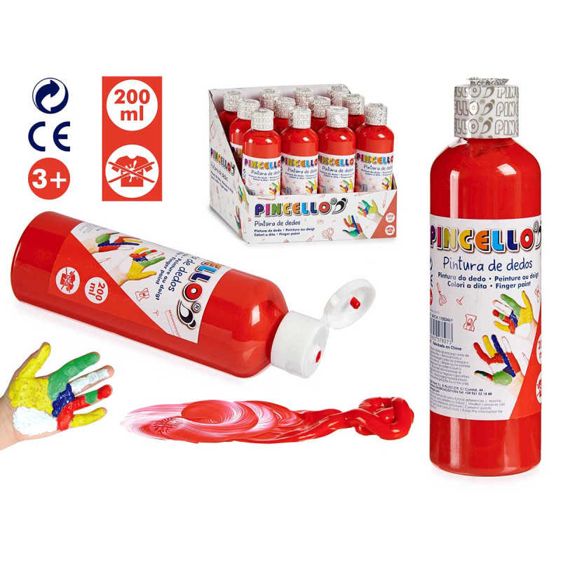PEINTURE DOIGTS 200ML ORANGE