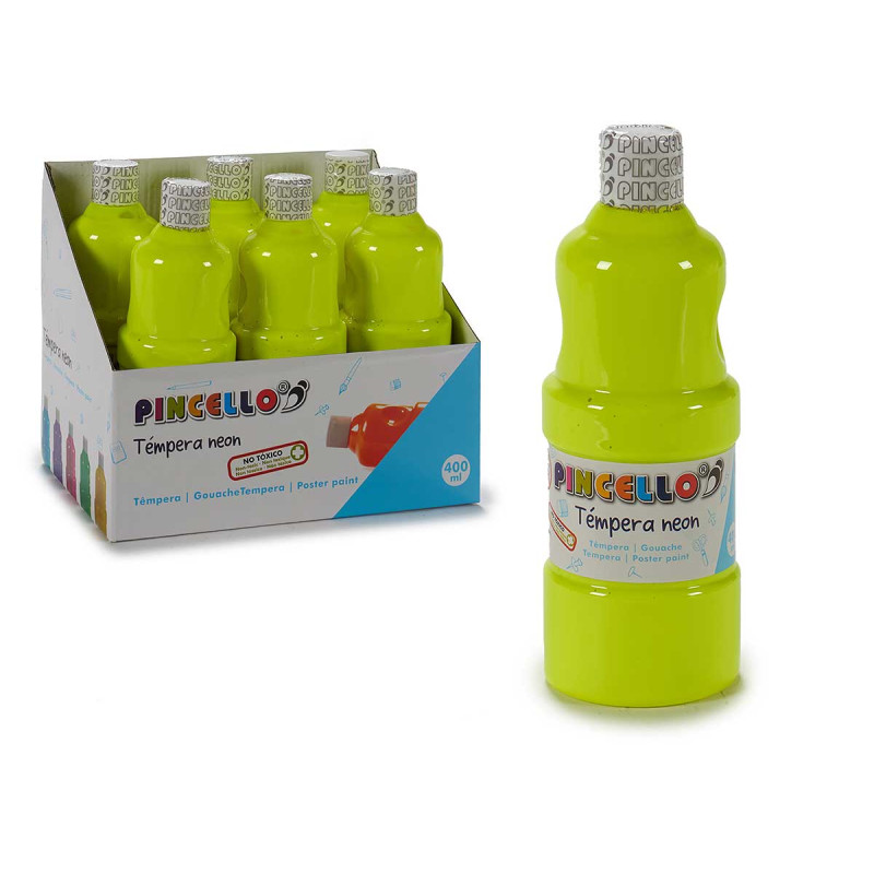 GOUACHE 400ML NEON JAUNE