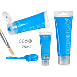 ACRYLIC PAINT TUBE 75ML LIGHT BLUE