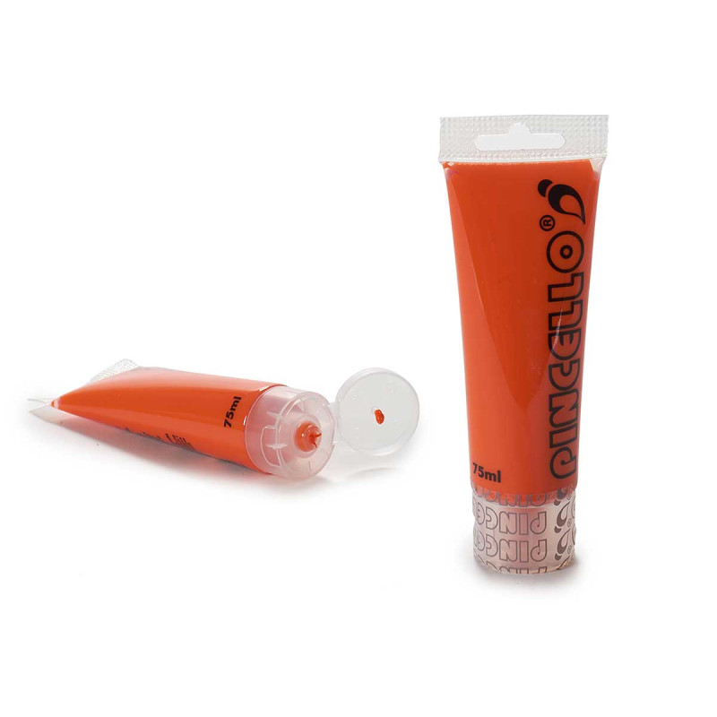 ACRYLIC PAINT TUBE 75ML ORANGE