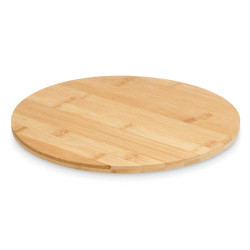 ROTATING ROUND CHOPBOARD 30 CM BAMBOO