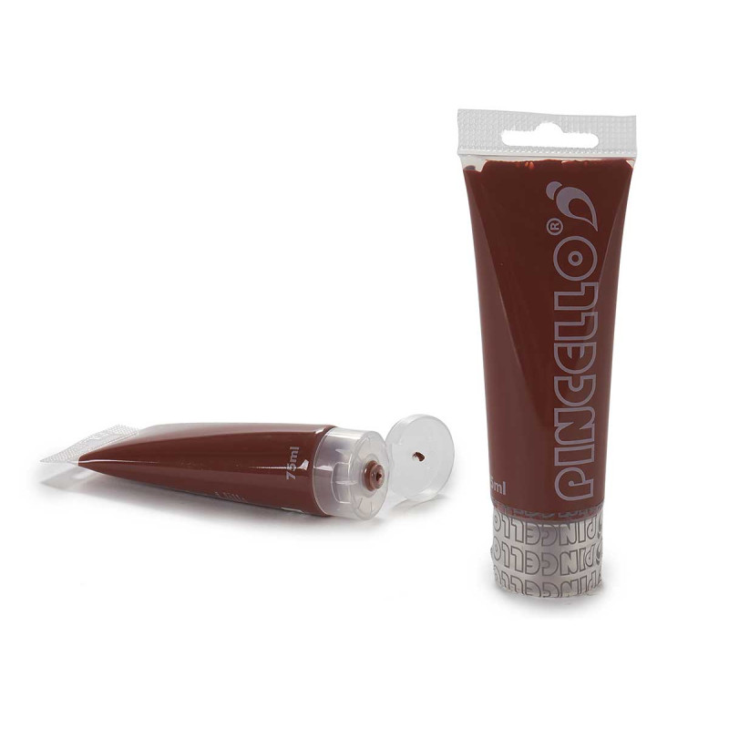 ACRYLIC PAINT TUBE 75ML BROWN