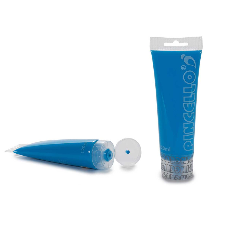 ACRYLIC PAINT TUBE 120ML LIGHT BLUE