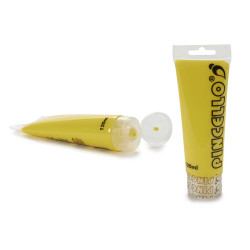 TUBE PEINTURE ACRYLIQUE 120ML JAUNE