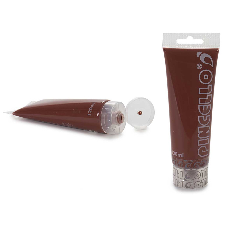 TUBE PEINTURE ACRYLIQUE 120ML MARRON