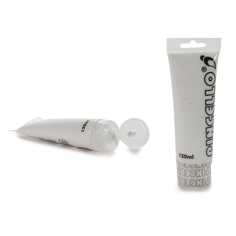 TUBO PINTURA ACRILICA 120ML BLANCO