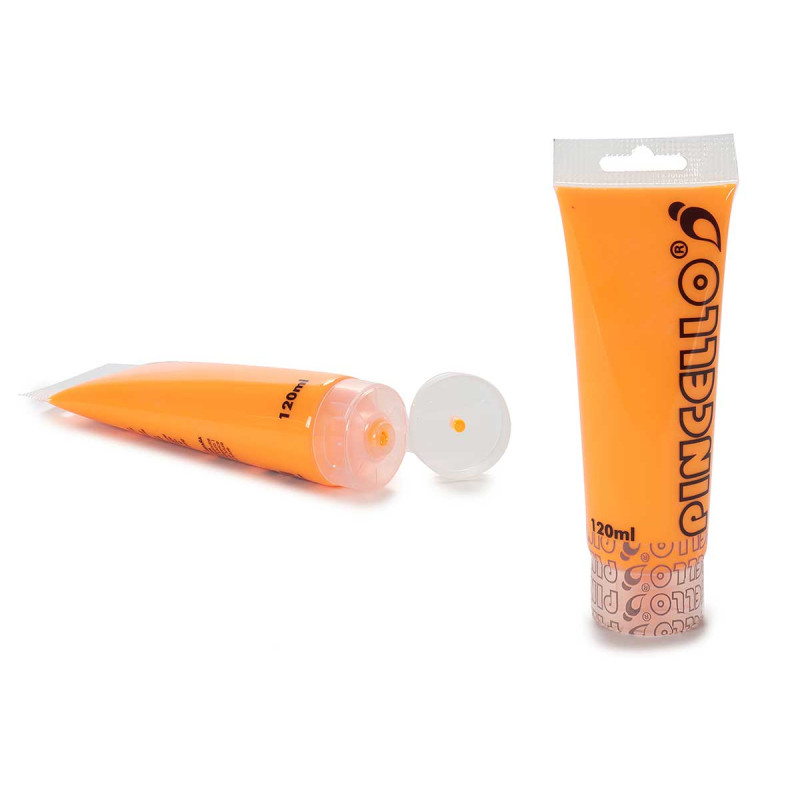 ACRYLIC NEON PAINT 120ML ORANGE