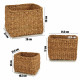 SET 3 CESTI SPARTO RETTANG ALTO