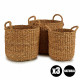 SET 3 CESTI SPARTO BAMBATO A