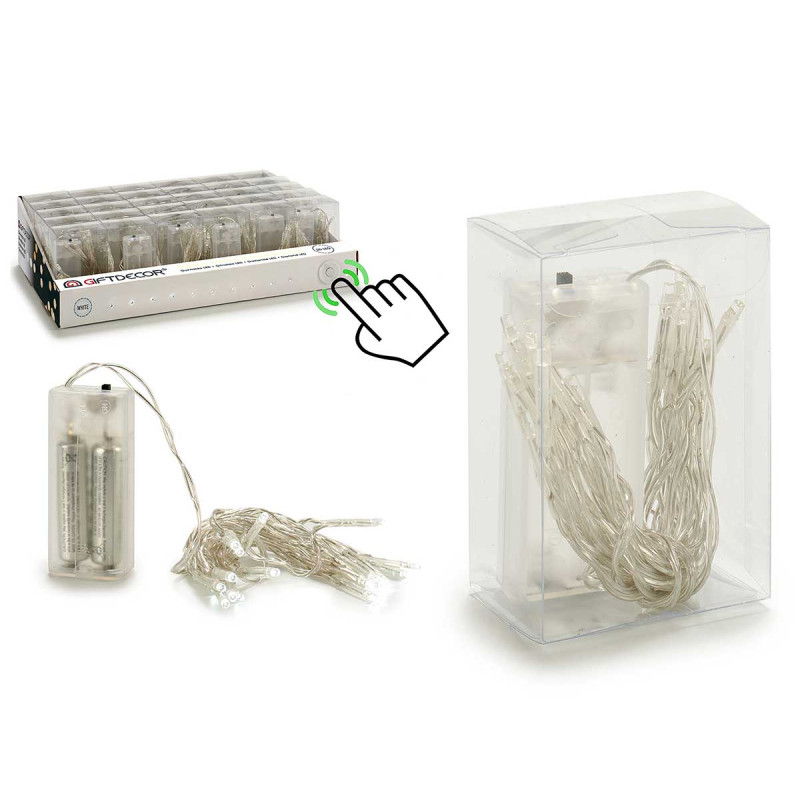 STRISCIA 20 LAMPADINE LED BIANCA