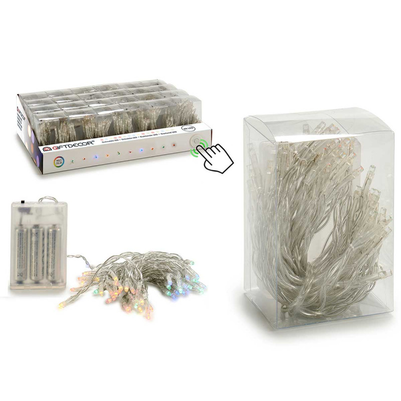 BANDE 50 AMPOULES LED MULTICOULEUR