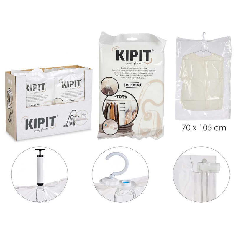 70X105CM VACUUM BAG WITH HANGER