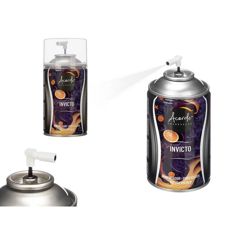 RECHARGE AÉROSOL DE DÉSODORISANT 250ML INVICTO