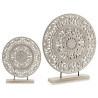 ROUND WOODEN SUPPORT MANDALA BIG