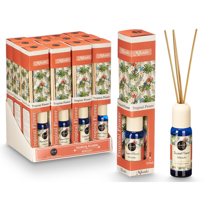 MIKADO 50ML AVEC BATONS TROPICAL