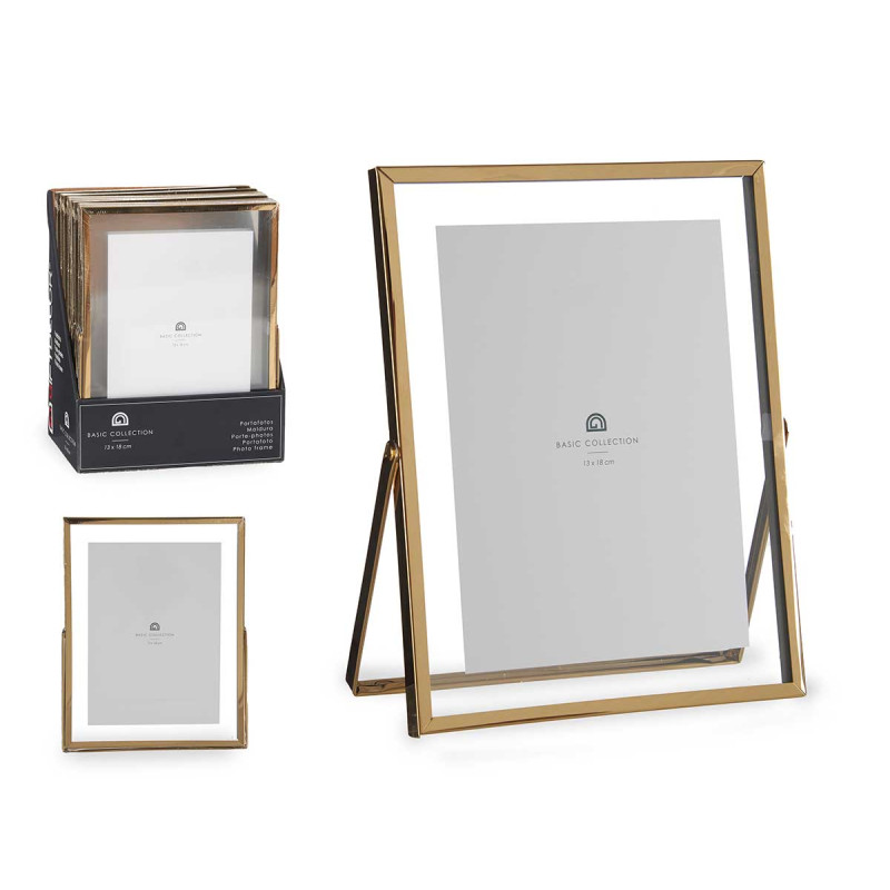 13X18CM GOLD METAL PHOTOFRAME 