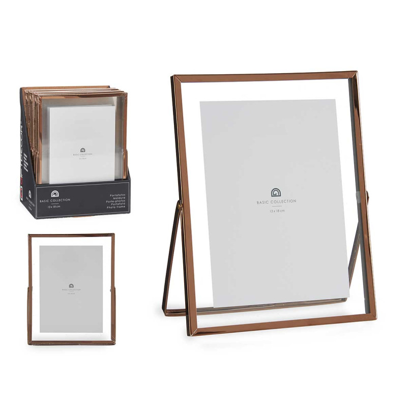 13X18CM COPPER METAL PHOTOFRAME