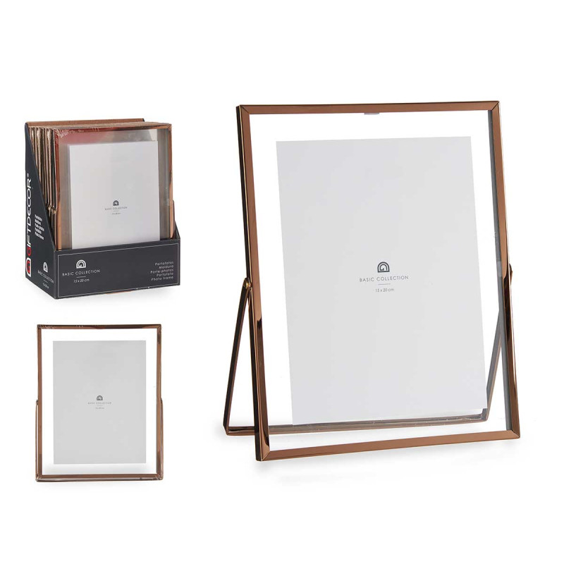 MARCO METAL COBRE 15X20CM