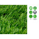 22MM 1X3 TWO-COLOURED GRASS CARPET ROLL