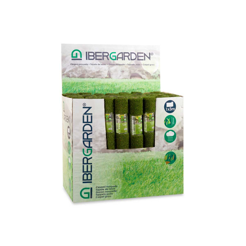20MM 1X3 THREE-COLOUR GRASS CARPET ROLL 