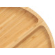 BANDEJA 3 ESPAÇOS BAMBU