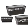 30CM ANTHRACITE CLOE PLASTIC PLANTER