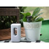 VASO PLÁSTICO 15 CM GAIA BRANCO