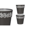 15 CM ANTHRACITE GAIA FLOWERPOT 