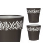 25 CM ANTHRACITE GAIA FLOWERPOT 