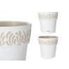 VASO PLASTICA 30CM GAIA BIANCA 