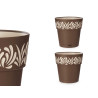 VASO PLASTICA 30CM GAIA MARRONE