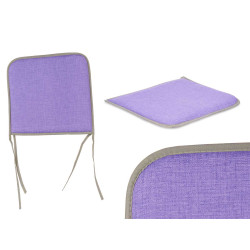 CUSCINO SEDIA 38X38CM LILLA