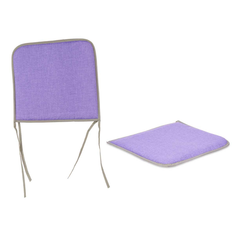 CUSCINO SEDIA 38X38CM LILLA