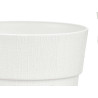 PLASTIC FLOWERPOT 15 CM ETHICA WHITE 